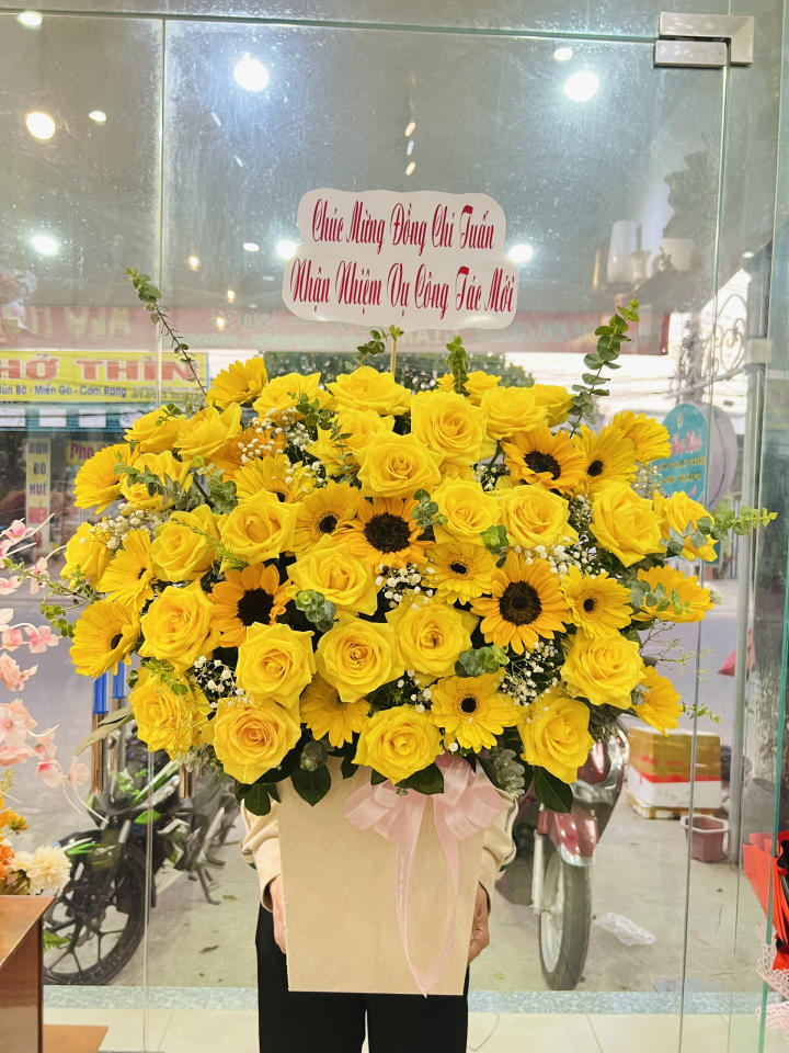 giỏ hoa khai trương, hoa khai trương đẹp
