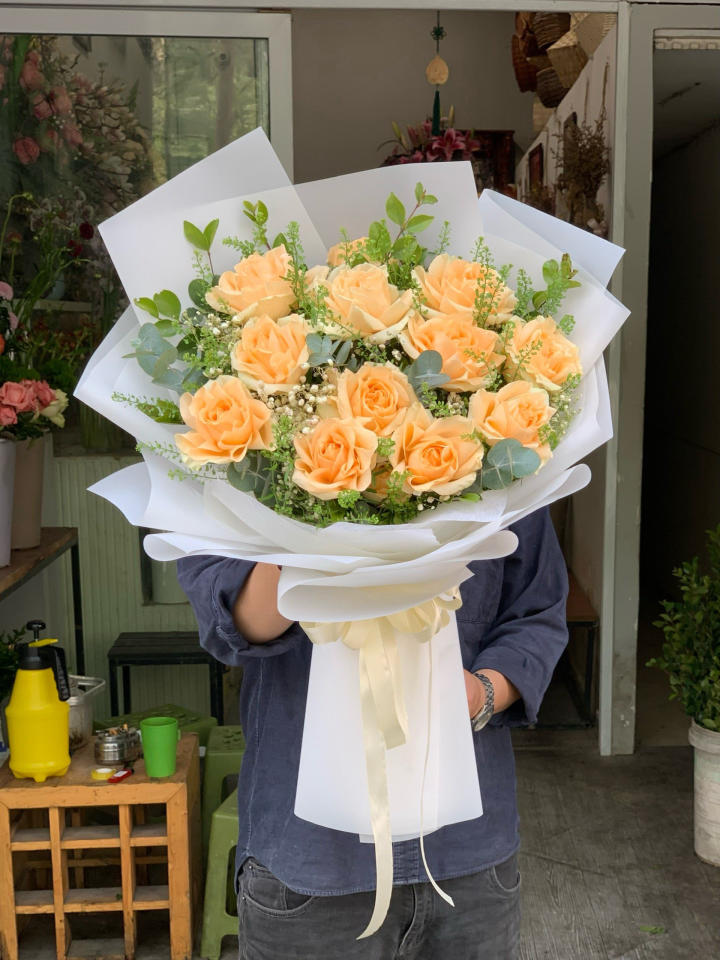 bó hoa 20/10, bó hoa 20/10 đẹp