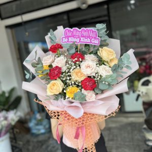 bó hoa 14/2, bó hoa 14/2 đẹp