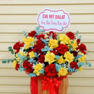 giỏ hoa khai trương, hoa khai trương đẹp
