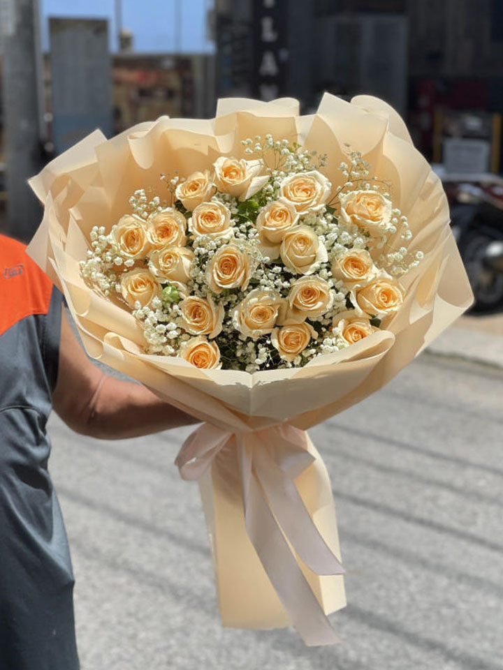 Bó Hoa Tươi Màu Vàng