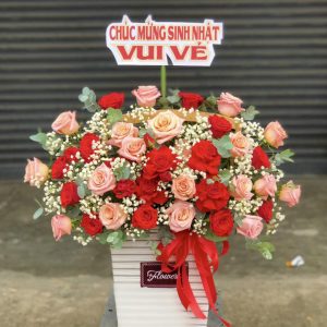 Giỏ hoa sinh nhật mẹ
