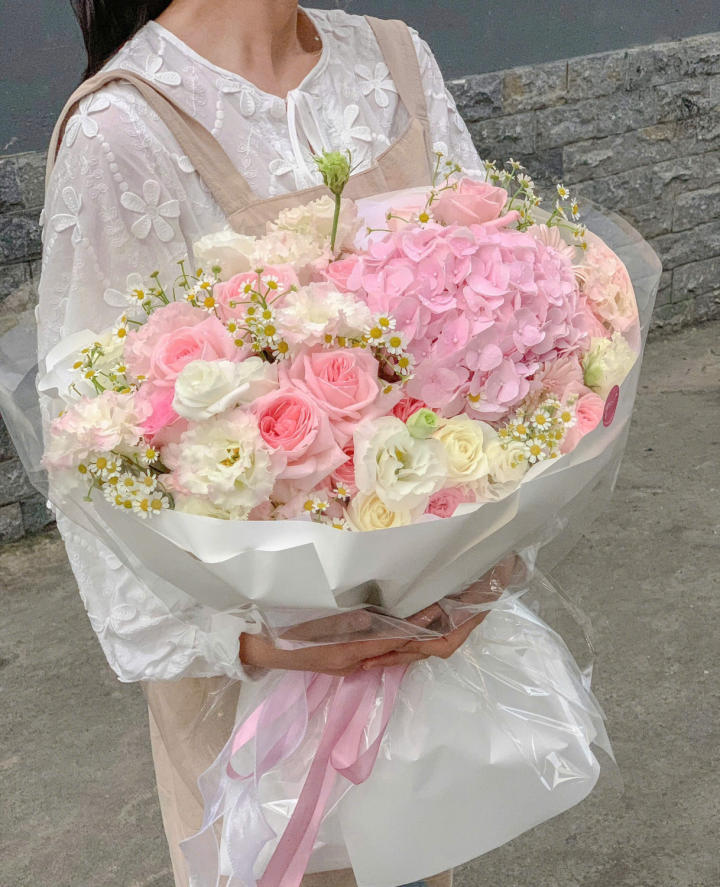 bó hoa đẹp, bó hoa cẩm tú cầu đẹp