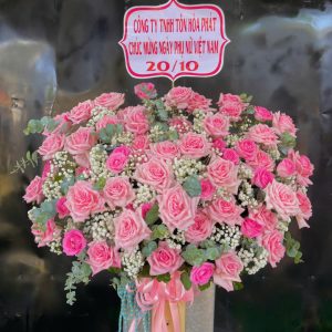 giỏ hoa sinh nhật vợ