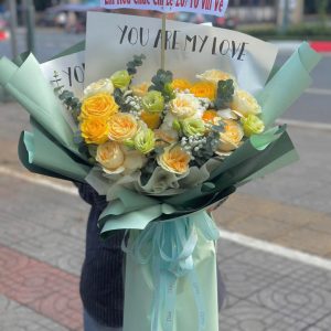 bó hoa 14/2, bó hoa 14/2 đẹp