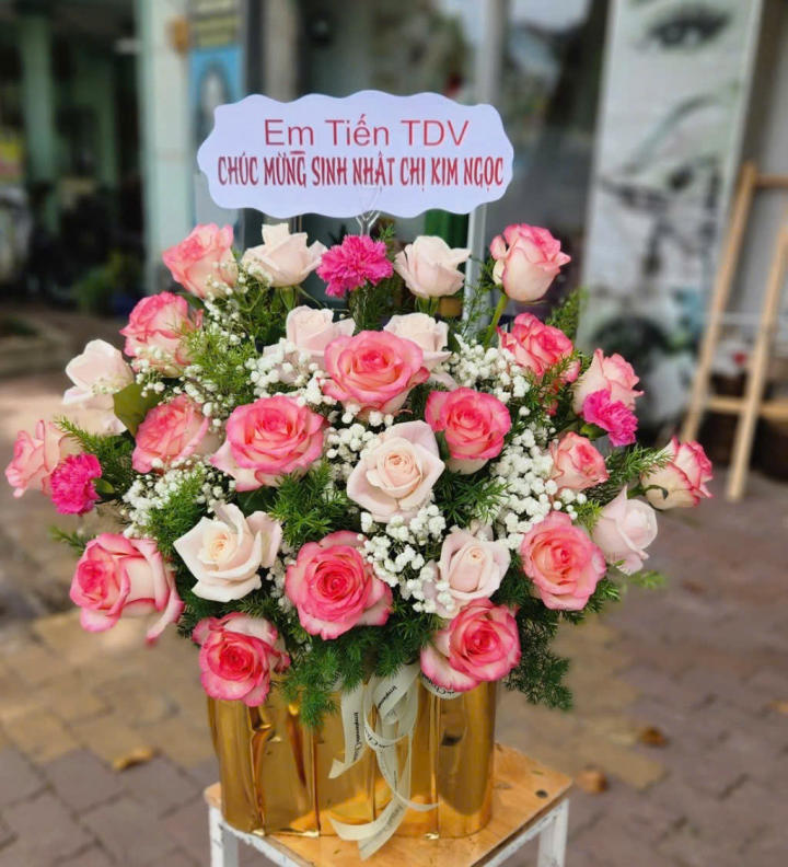 Giỏ Hoa 8/3