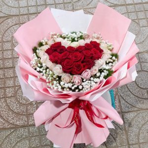 bó hoa 14/2, bó hoa 14/2 đẹp