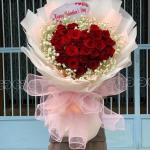 bó hoa 14/2, bó hoa 14/2 đẹp
