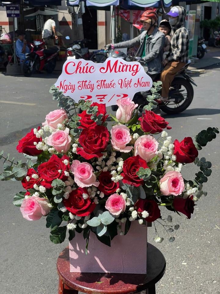 giỏ hoa khai trương, hoa khai trương đẹp