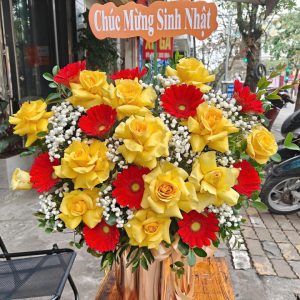 giỏ hoa khai trương, hoa khai trương đẹp