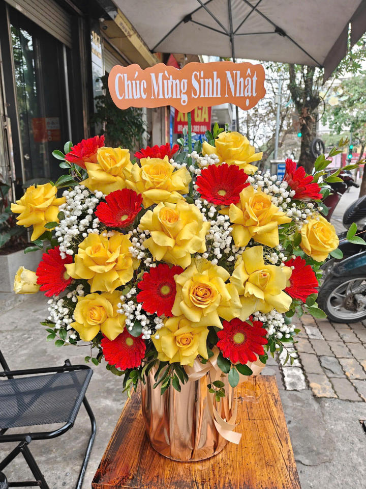 giỏ hoa khai trương, hoa khai trương đẹp