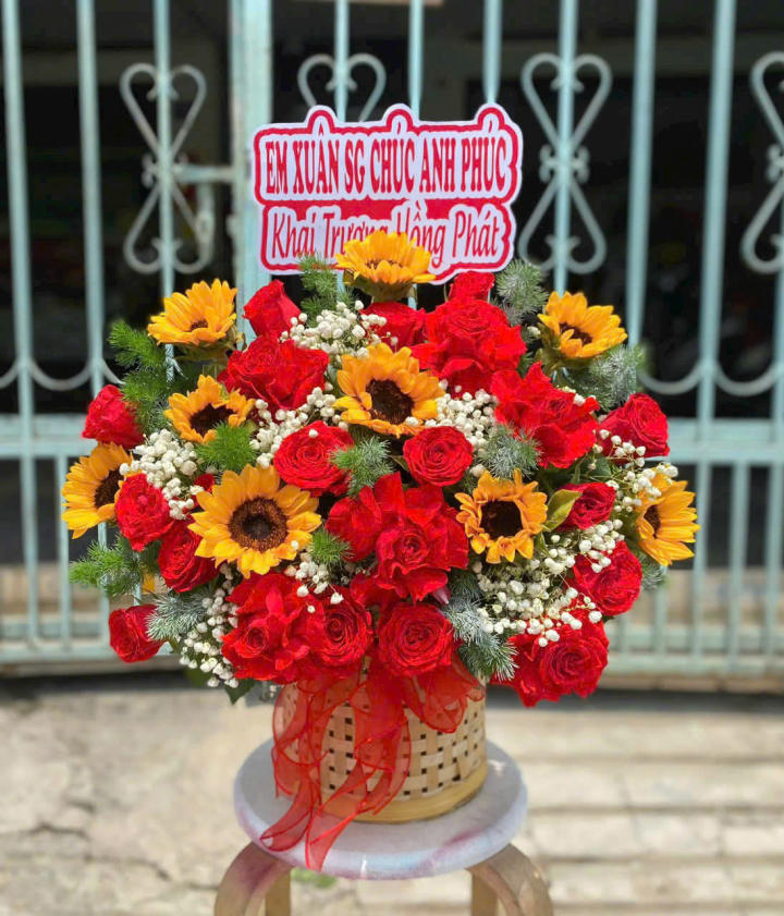 giỏ hoa, giỏ hoa đẹp