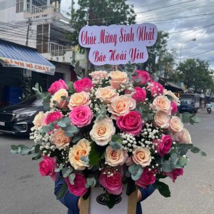 giỏ hoa 14/2