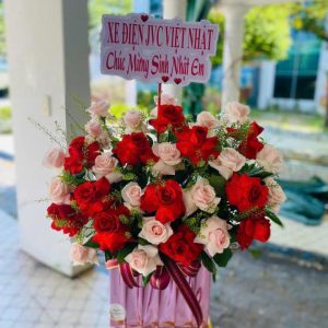 giỏ hoa khai trương, hoa khai trương đẹp