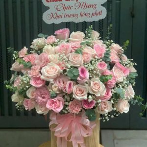 giỏ hoa khai trương, hoa khai trương đẹp