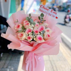 bó hoa 14/2, bó hoa 14/2 đẹp