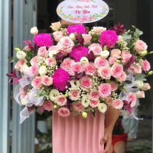 Giỏ hoa sinh nhật vợ
