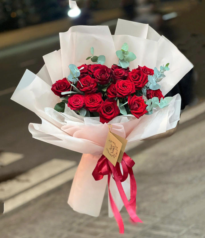 bó hoa đẹp, bó hoa hồng đẹp, bó hoa sinh nhật đẹp
