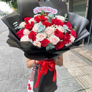 bó hoa đẹp, bó hoa hồng đẹp, bó hoa sinh nhật đẹp