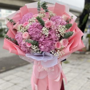 bó hoa đẹp, bó hoa cẩm tú cầu đẹp