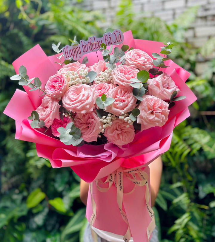 Bó Hoa Ohara Hồng
