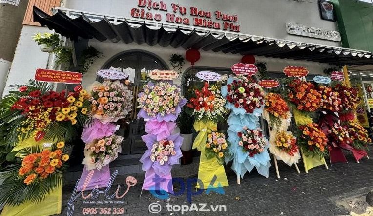Cửa hàng Shop Hoa Tươi FloLi tại Bà Rịa chuyên cung cấp hoa khai trương và điện hoa uy tín