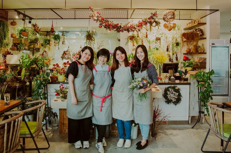 Không gian chuyên nghiệp tại Shop Hoa Tươi Lập Thuý - Shop hoa tươi Bắc Giang uy tín