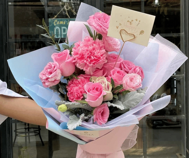 Mẫu hoa tươi tại shop Hoa tươi Phương Trang Bắc Kạn