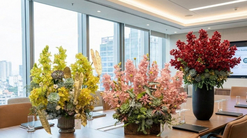 Mẫu hoa tươi sự kiện cao cấp và sang trọng tại Hoa tươi Thanh Lan Bình Chánh