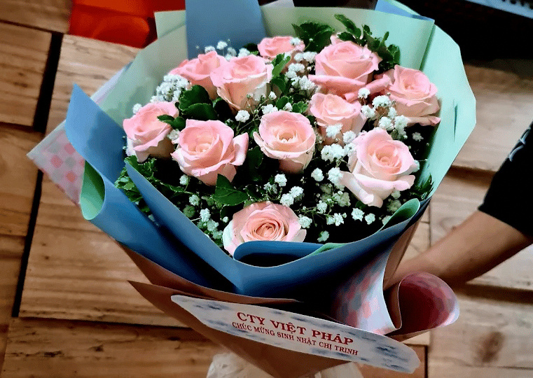 Mẫu hoa tươi đẹp tại cửa hàng Hoa tươi Xuân Lan Cà Mau