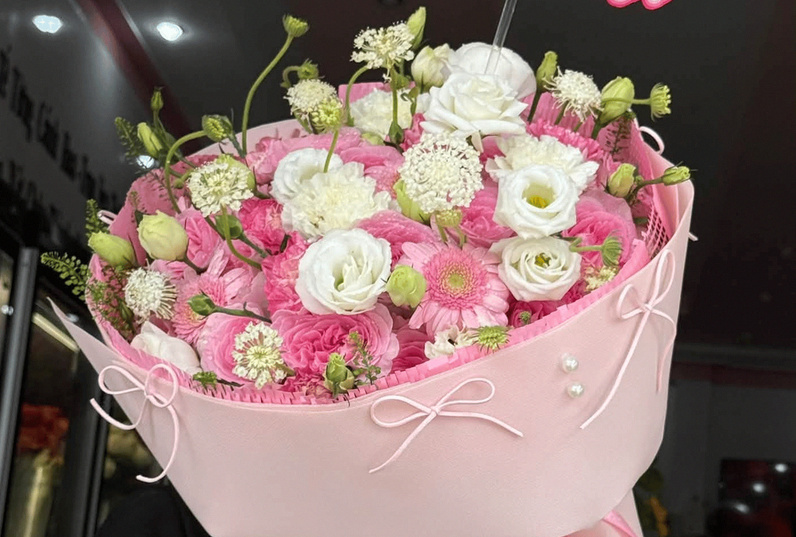 Mẫu hoa tươi tại Shop Hoa Mani Châu - Shop hoa tươi Cam Ranh uy tín