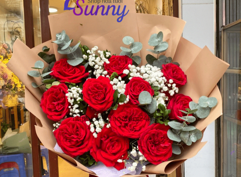 Bó hoa tươi của Shop Hoa Tươi Sunny