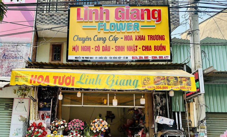Hình ảnh thực tế Shop Hoa Tươi Dĩ An của Hoa Tươi Linh Giang