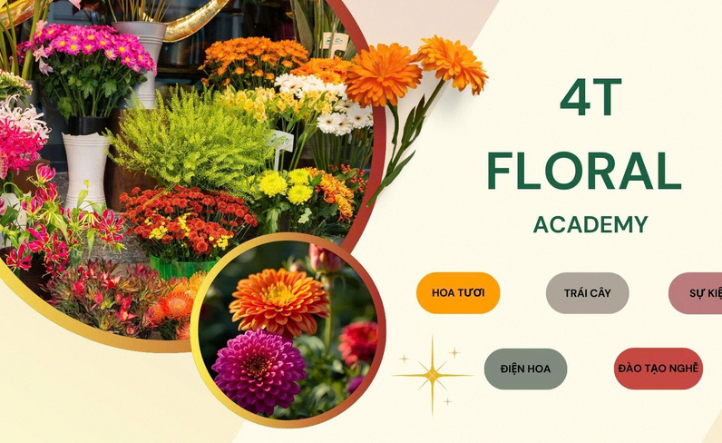 Shop hoa tươi quận 10 TPHCM 4TFloral chuyên cung cấp hoa tươi nghệ thuật và quà tặng chất lượng cao