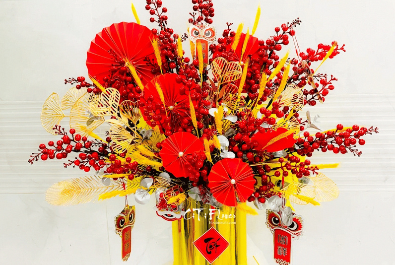 Mẫu bó hoa tươi cao cấp, thiết kế tinh tế cho sự kiện tại Shop Hoa Tươi CiTi - Shop Hoa Tươi quận 11 TPHCM