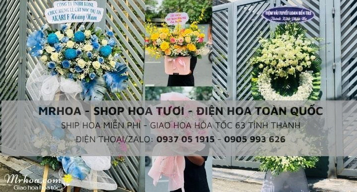 Mẫu hoa tươi giao nhanh tại shop hoa tươi quận 12 MrHoa