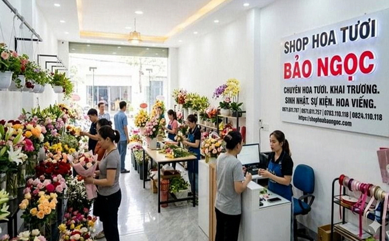 Hình ảnh thực tế Shop Hoa Tươi quận 8 TPHCM của Shop Hoa Bảo Ngọc