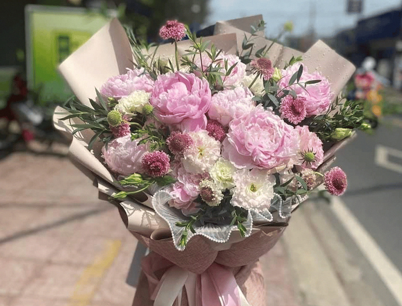 Mẫu bó hoa tươi shop hoa tươi Đất Phú.