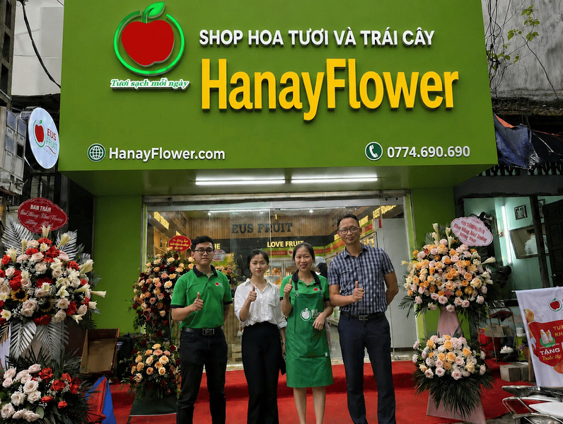 Hình ảnh thực tế shop hoa HanayFlower.
