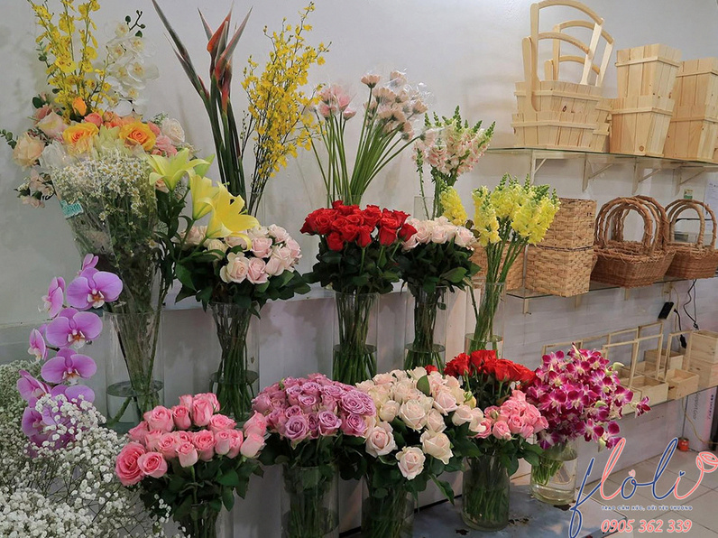 Hình ảnh không gian trưng bày tại Floli.